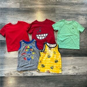 Lot of boys 3T t-shirts and tank tops